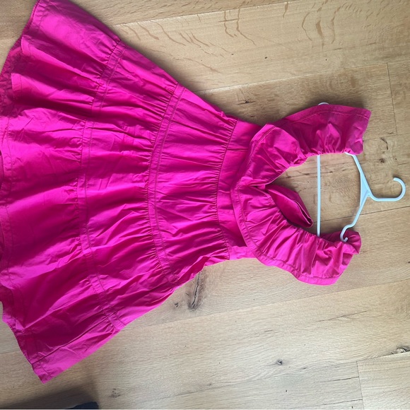 Saylor Pink Ruffled Dress - Picture 4 of 4